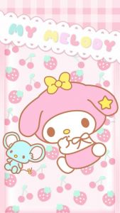 美乐蒂；可爱；粉色；三丽鸥